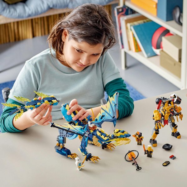 LEGO Ninjago Δράκος στοιχείων ενάντια σε μηχανή αυτοκράτειρας (71796)