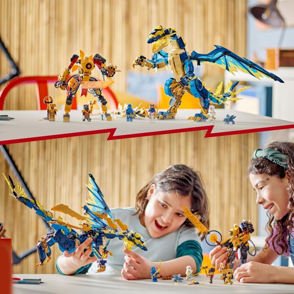 LEGO Ninjago Δράκος στοιχείων ενάντια σε μηχανή αυτοκράτειρας (71796)