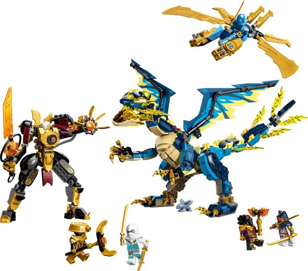 LEGO Ninjago Δράκος στοιχείων ενάντια σε μηχανή αυτοκράτειρας (71796)