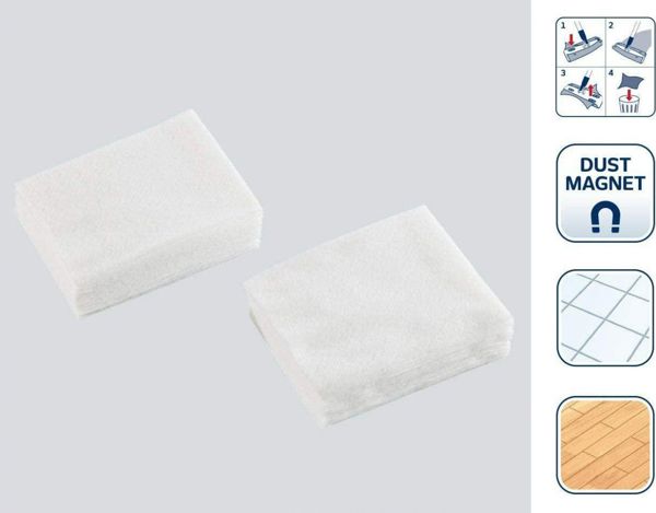 Leifheit Clean & Away Πανιά Καθαρισμού Δαπέδου, 20 Τεμάχια, 56668