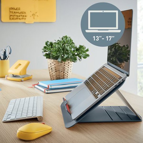 Leitz Ergo Cosy Βάση Laptop Ρυθμιζόμενη – Γκρι