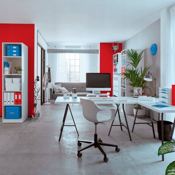 Leitz Wow Θήκη με 5 Συρτάρια, Επιτραπέζιο Σύστημα Αρχειοθέτησης, Ροζ