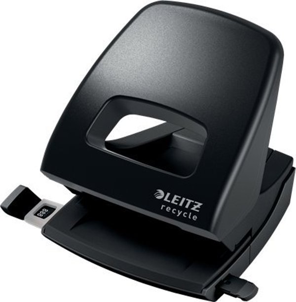 Leitz NeXXt Recycle Διατρητικό Μηχάνημα 30 Φύλλων, Μεταλλικό, Μαύρο