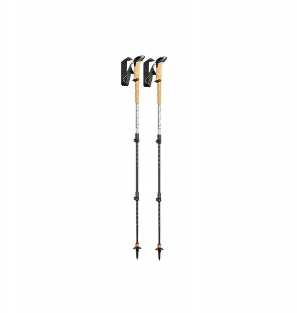Leki Makalu Lite AS Μπατόν Πεζοπορίας, Αντικραδασμικά, White-Silver, 90-125cm