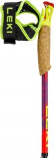 Leki Μπατόν Trail Running TRL Ultratrail FX.One Superlite, Αναδιπλούμενα, Red/Violet/Neon Yellow, 130cm