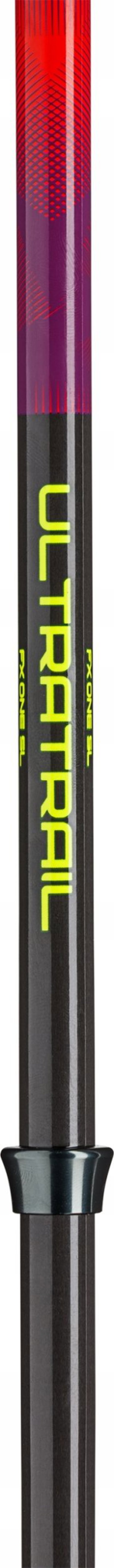 Leki Μπατόν Trail Running TRL Ultratrail FX.One Superlite, Αναδιπλούμενα, Red/Violet/Neon Yellow, 130cm