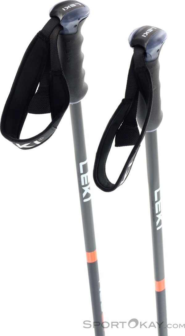 Leki Μπαστούνια Πεζοπορίας Neolite Airfoil, 130cm, Aluminium, Μαύρα