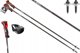 Leki LEKI STICKS 3D AIRFOIL μαύρο/κόκκινο 125