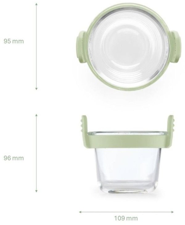 Lekue Air fryer Round Glass Dish