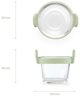 Lekue Air fryer Round Glass Dish