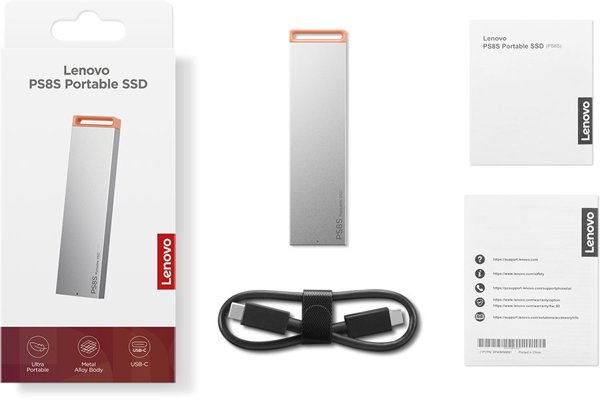 Lenovo 4XB1T88412 Εξωτερικός SSD δίσκος 1 TB USB Type-C 3.2 Gen 2 γκρι