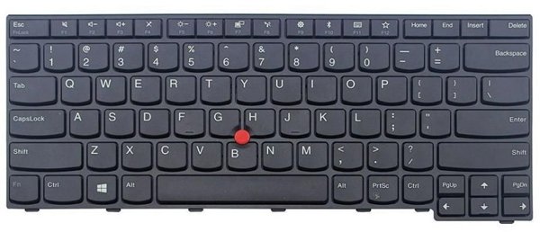Lenovo Πληκτρολόγιο FR, Γαλλική Διάταξη QWERTY, Γνήσιο Ανταλλακτικό Lenovo