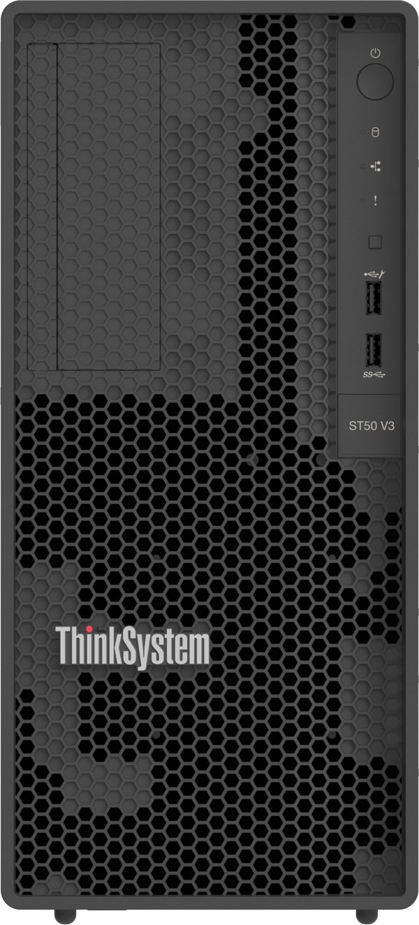 Lenovo ThinkSystem ST50 V3 7DF3 - Server - Tower - 5U - 1-Weg - 1 x Xeon 6315P / 2.8 GHz - RAM 16 GB - SSD 2 x 480 GB - Matrox G200 - 1GbE - kein Betriebssystem - Monitor: keiner