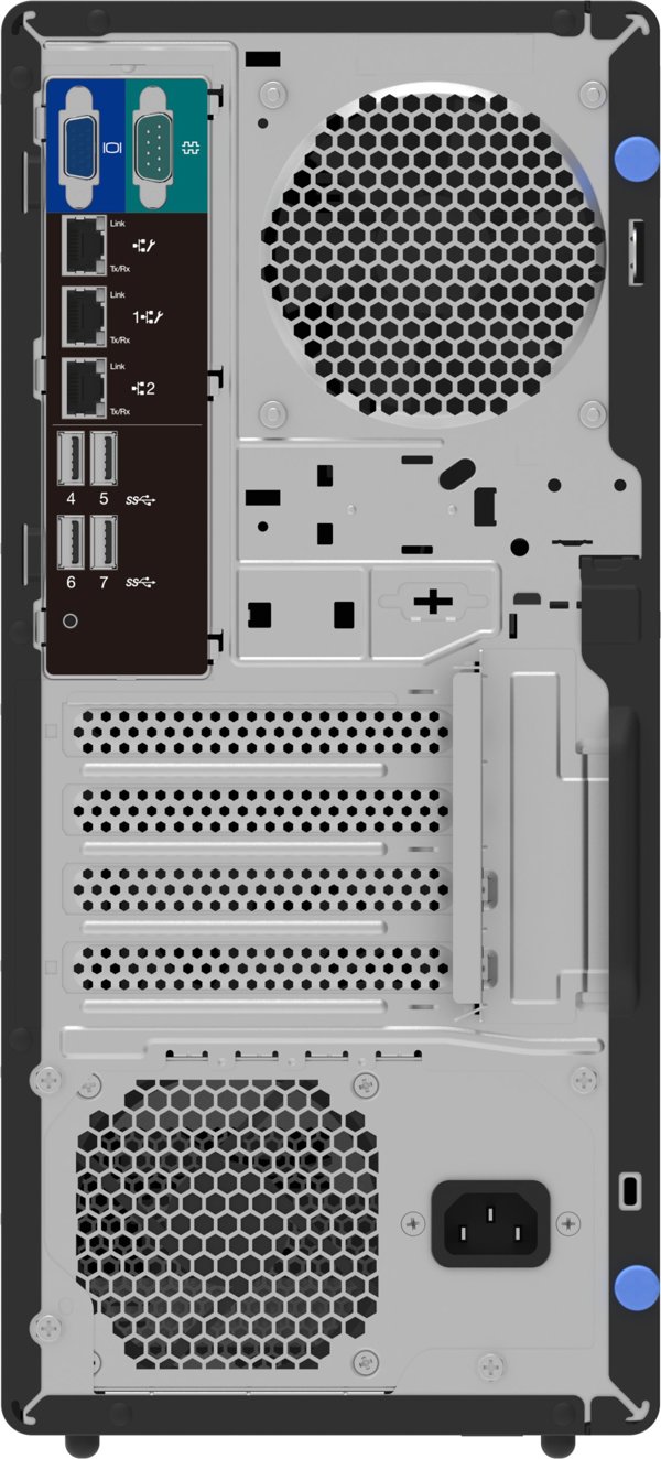 Lenovo ThinkSystem ST50 V3 7DF3 - Server - Tower - 5U - 1-Weg - 1 x Xeon 6315P / 2.8 GHz - RAM 16 GB - SSD 2 x 480 GB - Matrox G200 - 1GbE - kein Betriebssystem - Monitor: keiner
