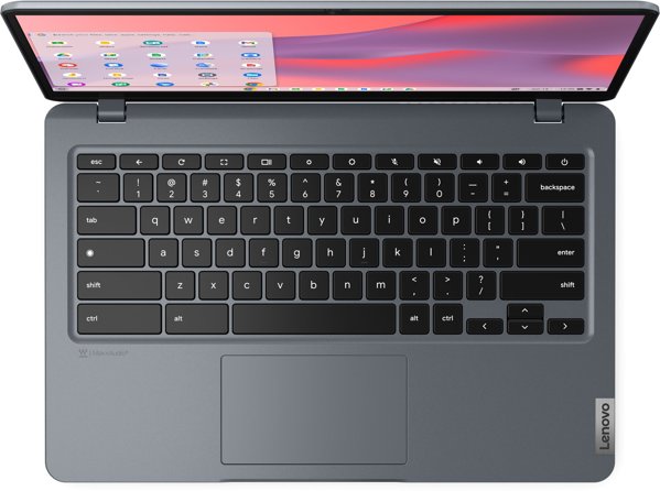 Lenovo 14e Chromebook Gen 3 82W6 - Intel Core i3 N305 / 1.8 GHz - Chrome OS - UHD Graphics - 8 GB RAM - 128 GB eMMC - 35.6 cm (14") IPS 1920 x 1080 (Full HD) - Wi-Fi 6E - Storm Gray - kbd: Deutsch