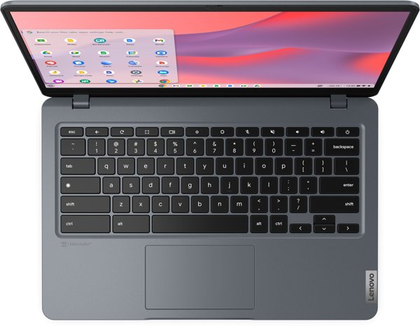 Lenovo 14e Chromebook Gen 3 82W6 - Intel Core i3 N305 / 1.8 GHz - Chrome OS - UHD Graphics - 8 GB RAM - 128 GB eMMC - 35.6 cm (14") IPS 1920 x 1080 (Full HD) - Wi-Fi 6E - Storm Gray - kbd: Deutsch