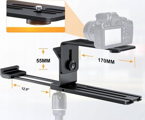 LensGo TC12 Τηλεπροτρέπτερ για Κάμερα και Tablet έως 12,9" - VLOG Monitor