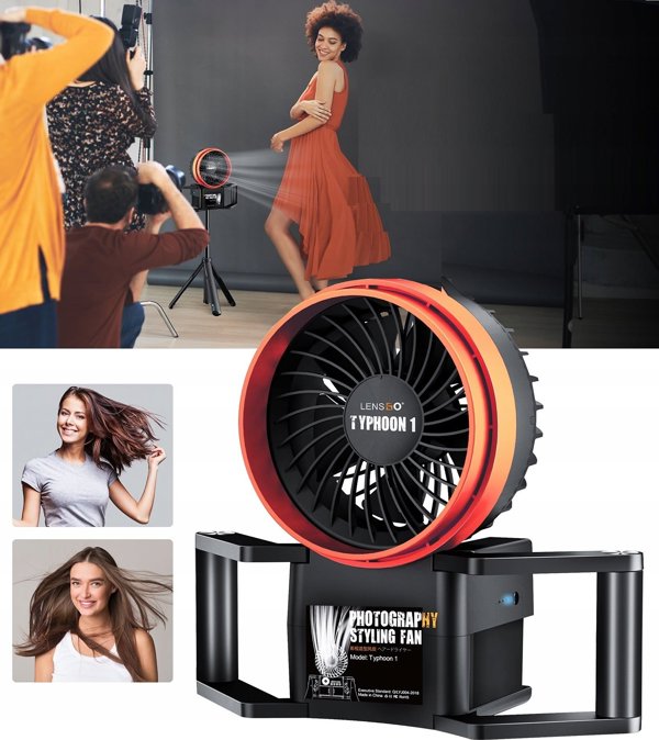 LensGo Typhoon 1 Εξωτερικός Φυσητήρας Στούντιο για Φωτογραφία & Βίντεο VLOG
