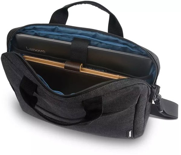 Lenovo | Casual Toploader T210 | Tinka iki 15.6 " | Messenger - Briefcase | Juodas