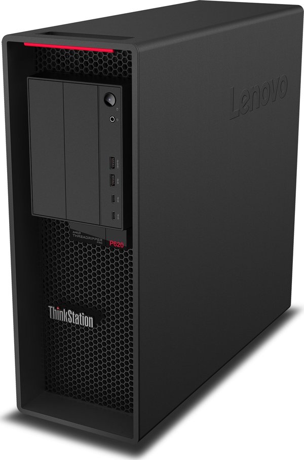 Lenovo ThinkStation P620 30E0 - Tower - 1 x Ryzen ThreadRipper PRO 5955WX / 4 GHz - AMD PRO - RAM 64 GB - SSD 1 TB - TCG Opal Encryption, NVMe - RTX 4000 Ada - 1GbE, 10GbE - Win 11 Pro - Οθόνη: keiner - Πληκτρολόγιο: Deutsch - Business Black - TopSelle