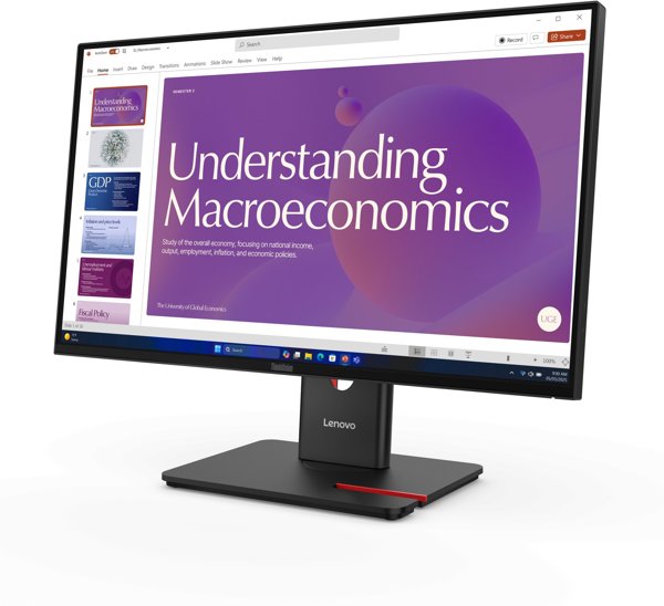 Lenovo ThinkVision T24D-40 23.8 1920x1080/16:9/250 nits/DP/HDMI/USB-C/3Y Warranty | Lenovo