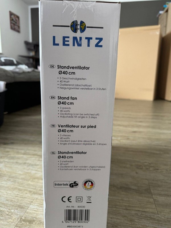 Lentz (136552) Ventilators 40W 40cm 136552 (4047125800302)