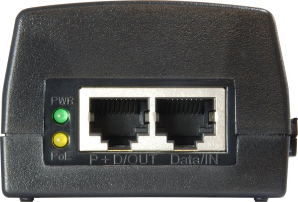 LevelOne POI-3010 PoE Injector 30W, Gigabit Ethernet, Μαύρο