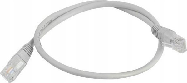 Καλώδιο Δικτύου Lexton UTP Cat5e Patchcord RJ45, 0.5m - Γκρι