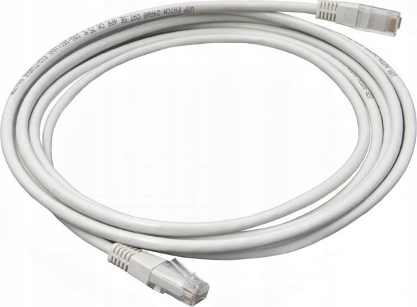 Καλώδιο Δικτύου Lexton UTP Cat5e Patchcord RJ45, 0.5m - Γκρι