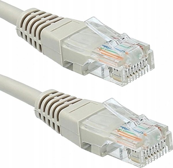 Καλώδιο Δικτύου Lexton UTP Cat5e Patchcord RJ45, 0.5m - Γκρι