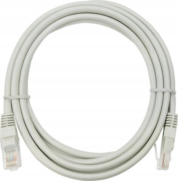 Καλώδιο Δικτύου Lexton UTP Cat5e Patchcord RJ45, 0.5m - Γκρι
