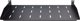 Lexi-NET LEXI-Net 19" police s perforací 1U/250mm, nostnost 15kg, černá