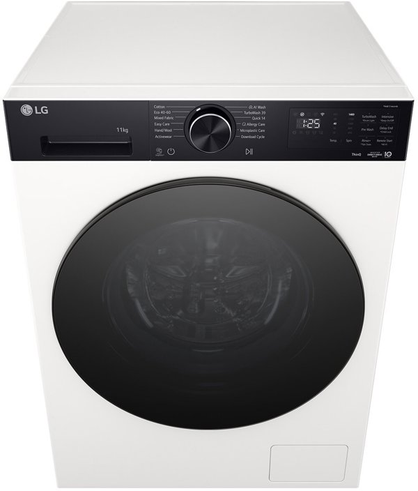 LG F4X5011THB Skalbimo mašina, A, Front loading, Skalbimo talpa 11 kg, Gylis 56.5 cm, 1400 RPM, Baltas