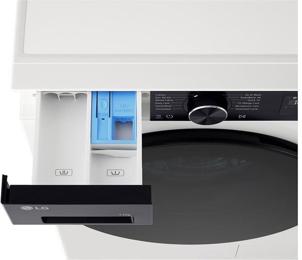 LG F4X5011THB Skalbimo mašina, A, Front loading, Skalbimo talpa 11 kg, Gylis 56.5 cm, 1400 RPM, Baltas