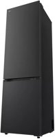 LG GBBS322CEV Refrigerator, C, Free-standing, Combi, Height 2.03 m, Net fridge 262 L, Net freezer 113 L, Black