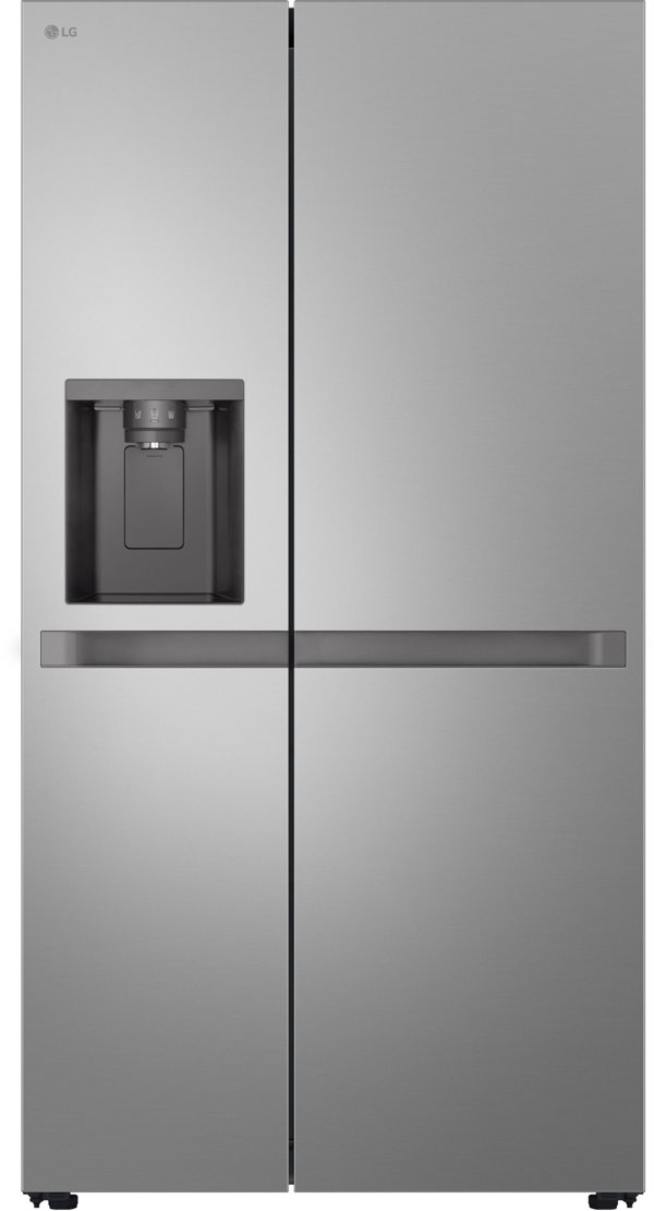 LG Refrigerator | GSLC41PYPE | Energy efficiency class E | Free standing | Side by side | Height 179 cm | Fridge net capacity 420 L | Freezer net capacity 221 L | Display | 36 dB | Grey