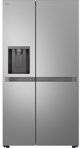 LG Refrigerator | GSLC41PYPE | Energy efficiency class E | Free standing | Side by side | Height 179 cm | Fridge net capacity 420 L | Freezer net capacity 221 L | Display | 36 dB | Grey