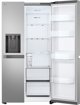 LG Refrigerator | GSLC41PYPE | Energy efficiency class E | Free standing | Side by side | Height 179 cm | Fridge net capacity 420 L | Freezer net capacity 221 L | Display | 36 dB | Grey