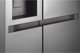 LG Refrigerator | GSLC41PYPE | Energy efficiency class E | Free standing | Side by side | Height 179 cm | Fridge net capacity 420 L | Freezer net capacity 221 L | Display | 36 dB | Grey