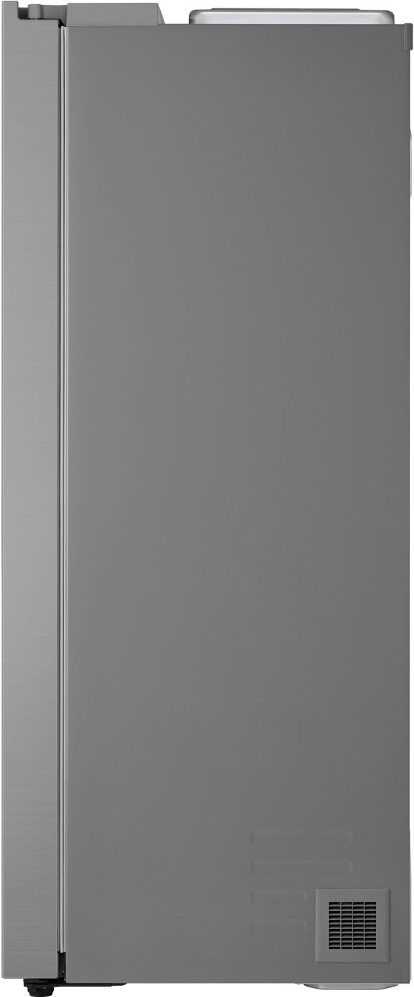 LG Refrigerator | GSLC41PYPE | Energy efficiency class E | Free standing | Side by side | Height 179 cm | Fridge net capacity 420 L | Freezer net capacity 221 L | Display | 36 dB | Grey