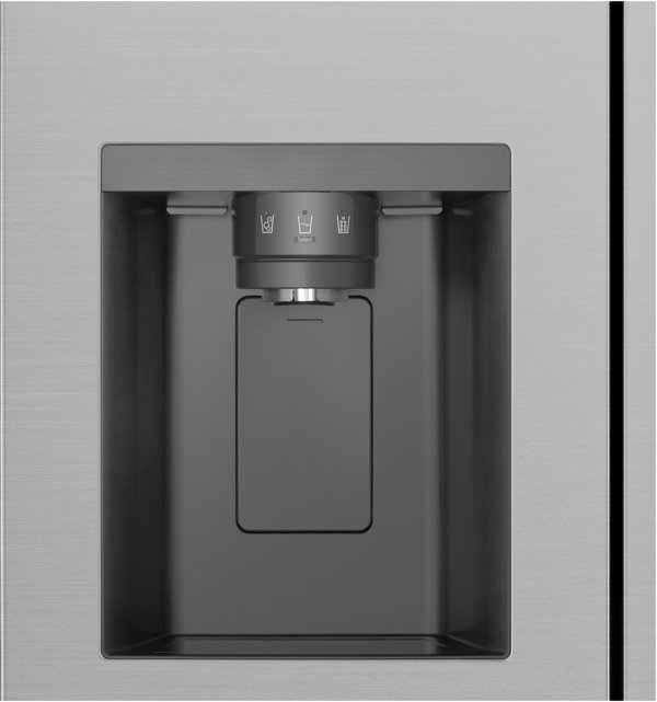 LG Refrigerator | GSLC41PYPE | Energy efficiency class E | Free standing | Side by side | Height 179 cm | Fridge net capacity 420 L | Freezer net capacity 221 L | Display | 36 dB | Grey
