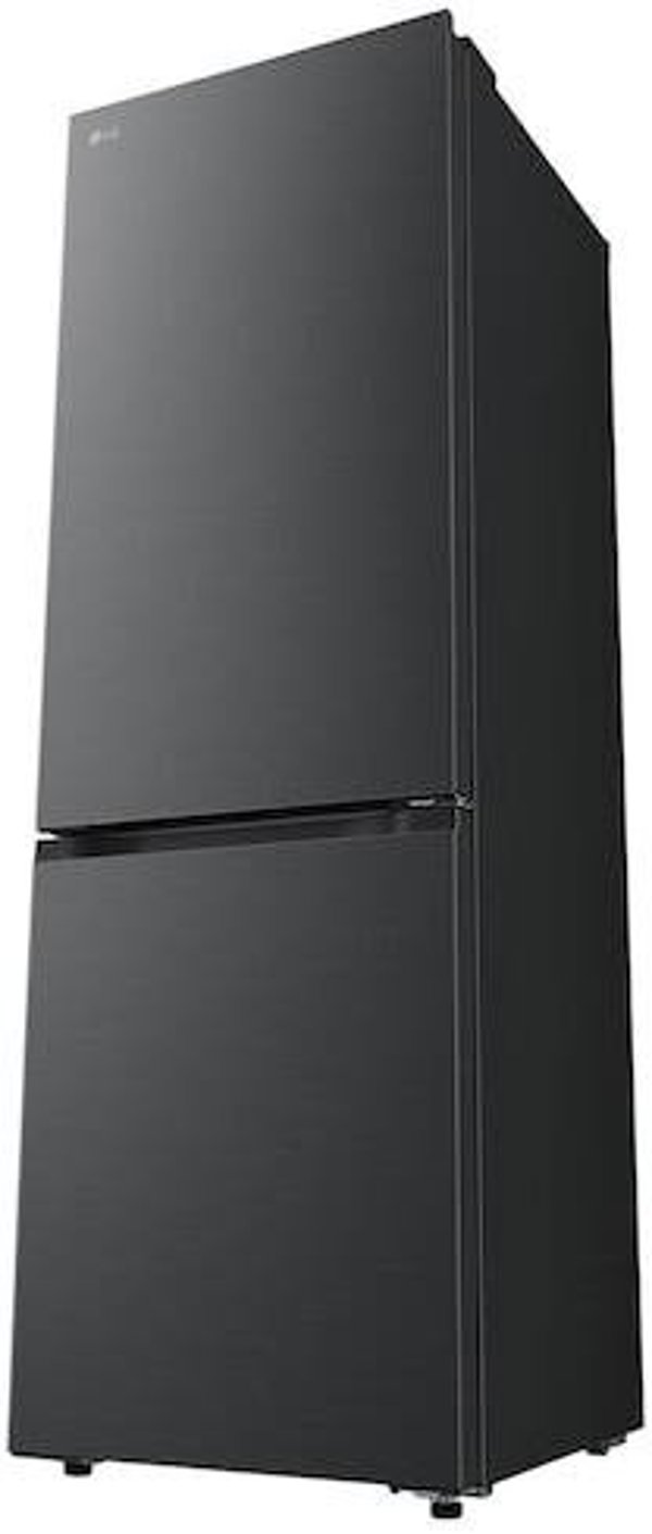 LG Refrigerator | GBBSJ1CCEP | Energy efficiency class C | Free standing | Combi | Height 186 cm | Fridge net capacity 220 L | Freezer net capacity 113 L | Display | 34 dB | Black