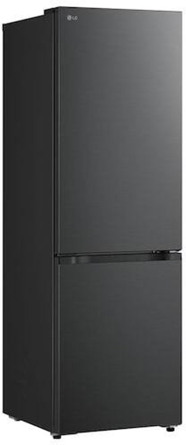 LG Refrigerator | GBBSJ1CCEP | Energy efficiency class C | Free standing | Combi | Height 186 cm | Fridge net capacity 220 L | Freezer net capacity 113 L | Display | 34 dB | Black