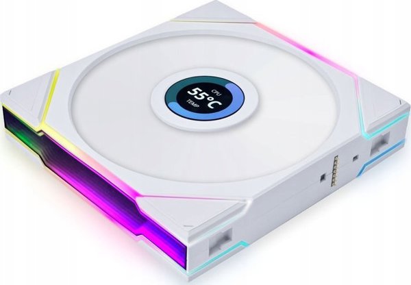 Lian Li UNI FAN TL LCD Series Wentylator Reverse Blade 140mm bialy