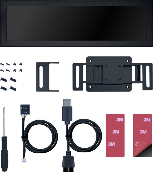 Lian Li 8.8" Universal Screen - schwarz