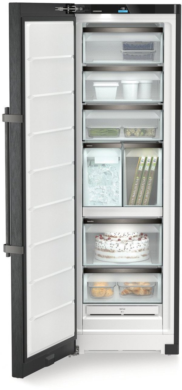 Liebherr NoFrost  augstums 185.5 cm  278 L  tumsi peleka - Saldetava