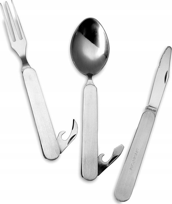 Lifeventure Folding Cutlery Set - Πτυσσόμενο Σετ Μαχαιροπίρουνα Κάμπινγκ