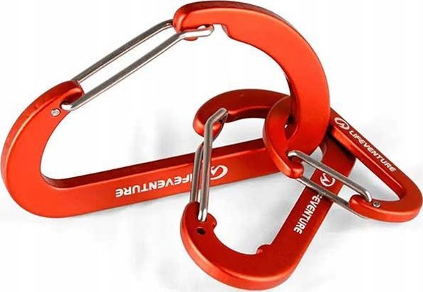 Lifeventure Karabinai Lifeventure Karabiners (3 pack)
