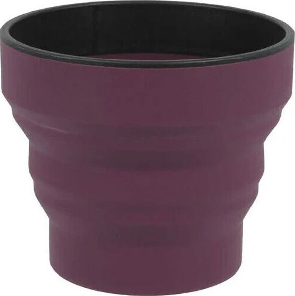 Lifeventure Silicone Ellipse Flexi-Mug, Πτυσσόμενη Κούπα Σιλικόνης, Μωβ