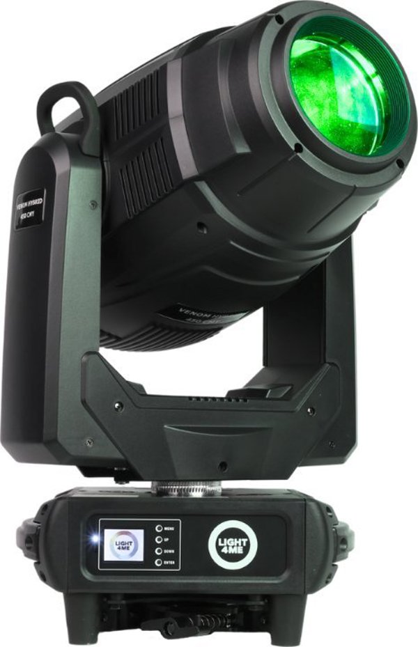 LIGHT4ME Venom Hybrid 450 CMY – Κινούμενη Κεφαλή LED Υβριδικό Spot Beam για Επαγγελματικό Σκηνικό Φωτισμό